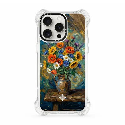 Blue Bloom – iPhone 15 Pro Max Case