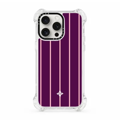 Blackberry Pinstripe - iPhone 15 Pro Max Case