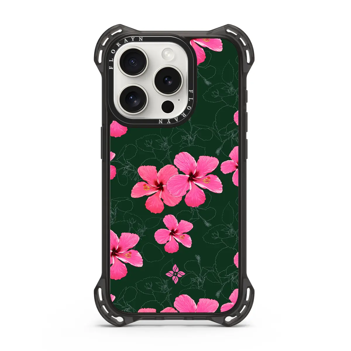 Night Hibiscus – iPhone 15 Pro Case