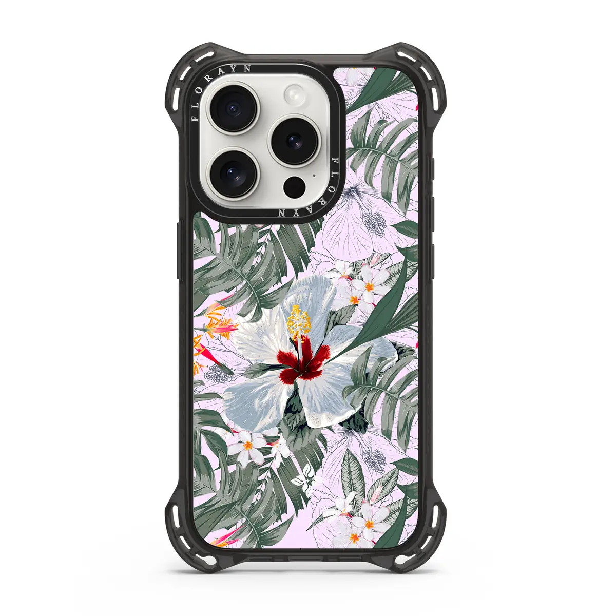 White Magnolia – iPhone 15 Pro Case