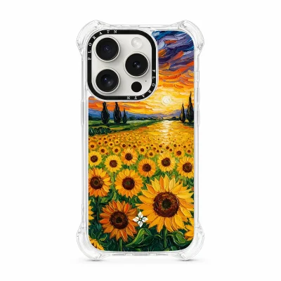 Sunset Sunflowers – iPhone 15 Pro Case