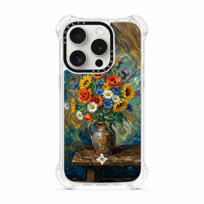 Blue Bloom – iPhone 15 Pro Case