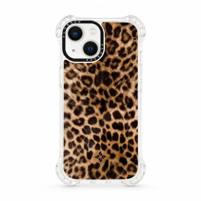 Amber Leopard – iPhone 15 Case