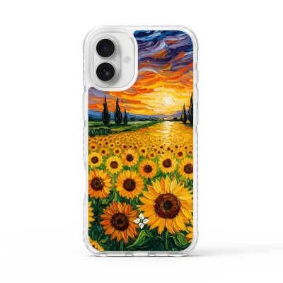Sunset Sunflowers