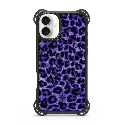 Indigo Leopard – iPhone 16 Plus Case