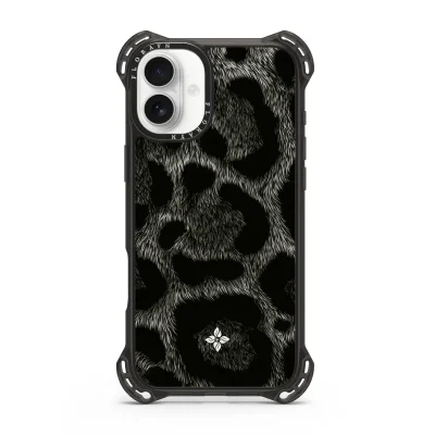 Obsidian Leopard – iPhone 16 Plus Case