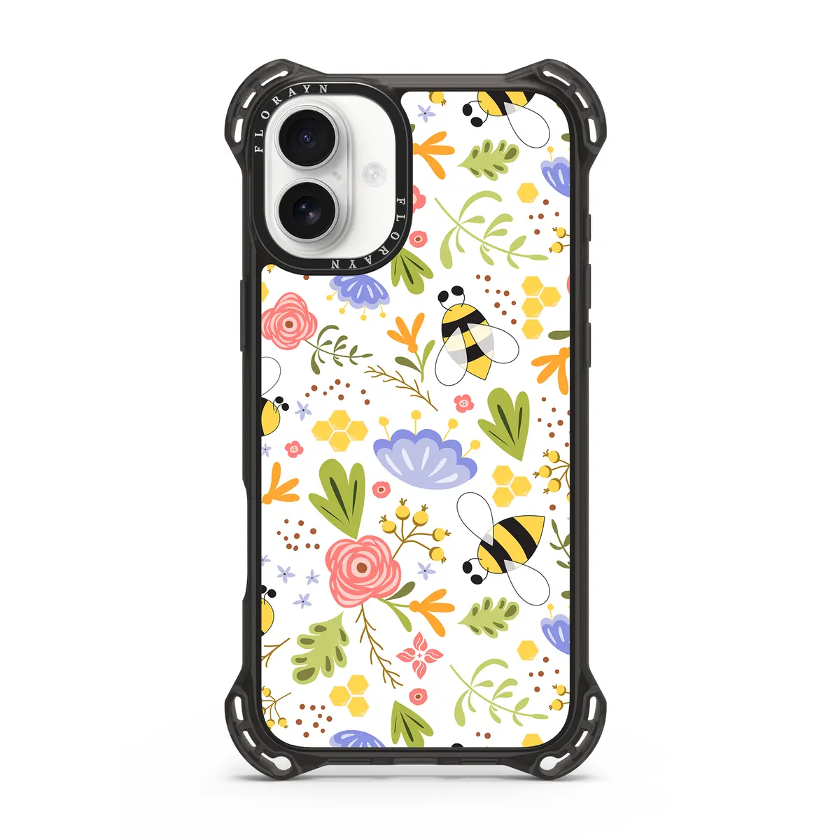 Floral Pop – iPhone 16 Plus Case