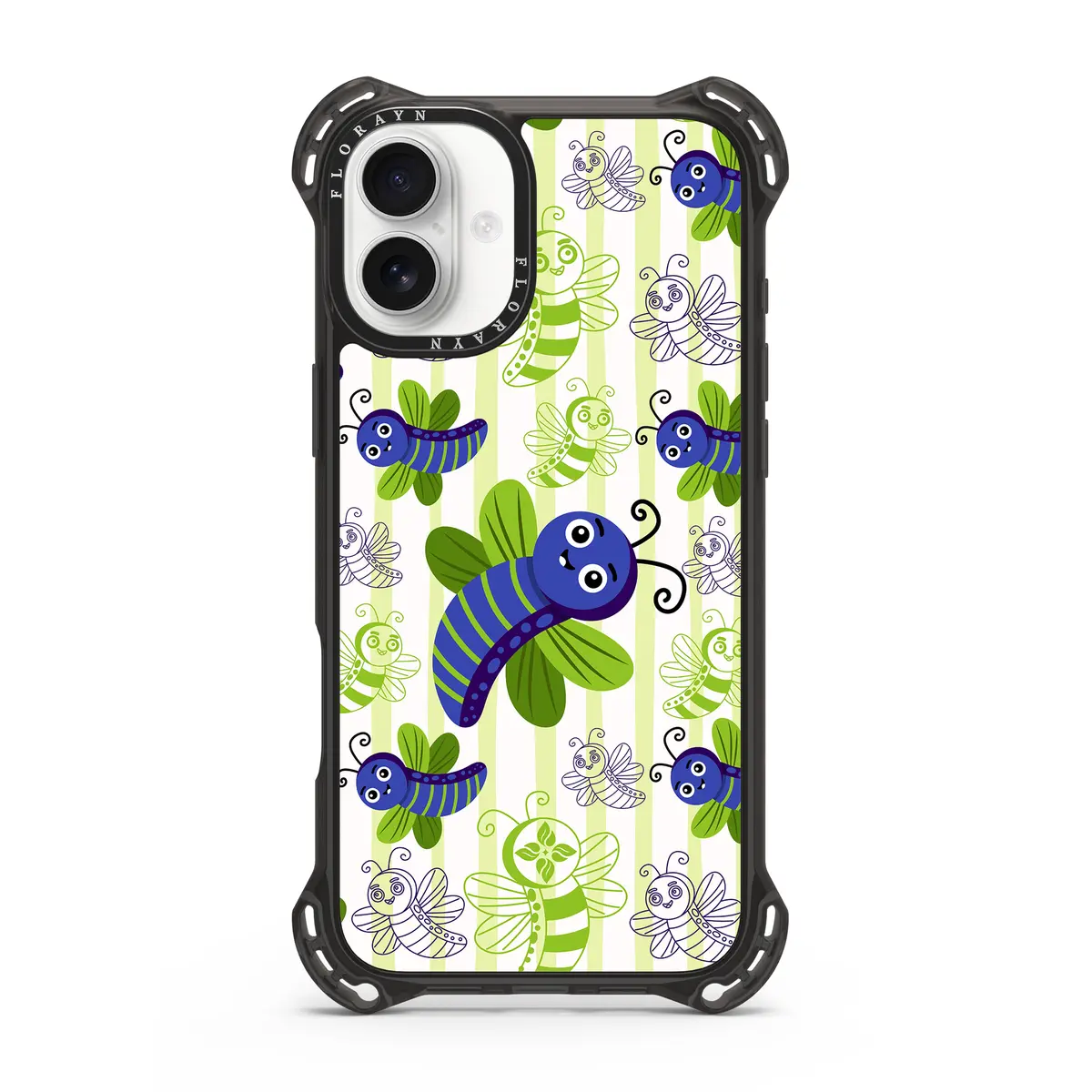 Caterpillar Maze – iPhone 16 Plus Case