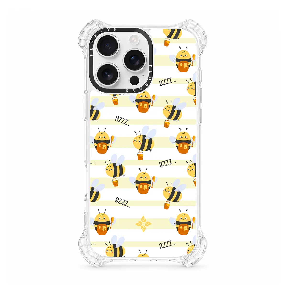 Honeycomb Bee – iPhone 16 Pro Max Case