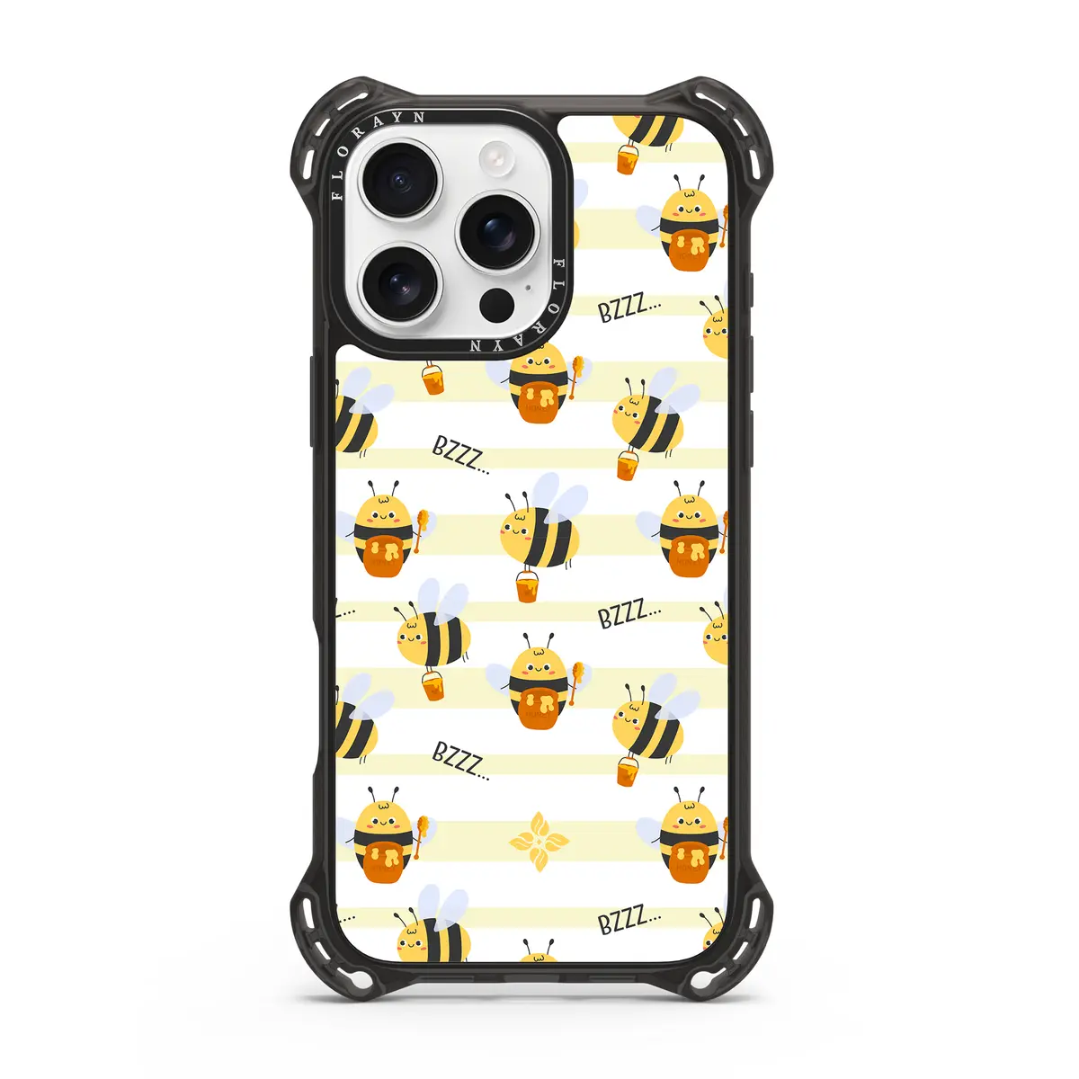 Honeycomb Bee – iPhone 16 Pro Max Case
