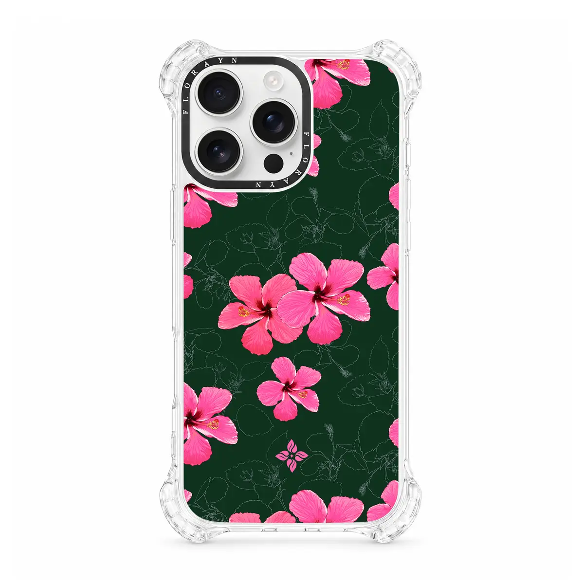 Night Hibiscus – iPhone 16 Pro Max Case