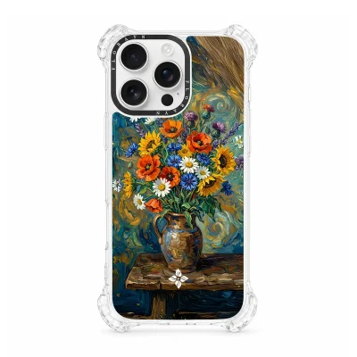 Blue Bloom – iPhone 16 Pro Max Case
