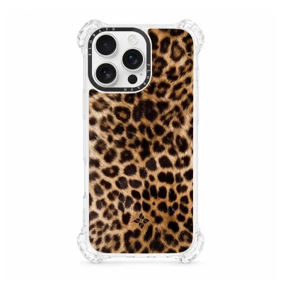Amber Leopard – iPhone 16 Pro Max Case