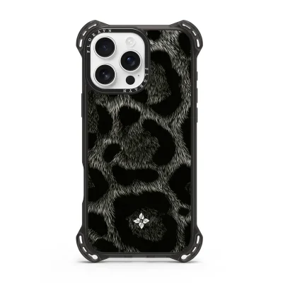 Obsidian Leopard – iPhone 16 Pro Max Case