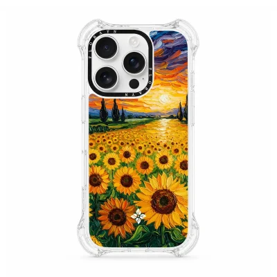 Sunset Sunflowers – iPhone 16 Pro Case