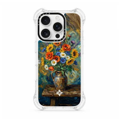 Blue Bloom – iPhone 16 Pro Case