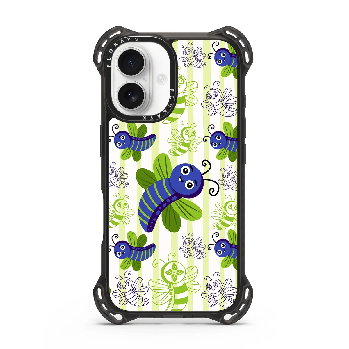 Caterpillar Maze – iPhone 16 Case