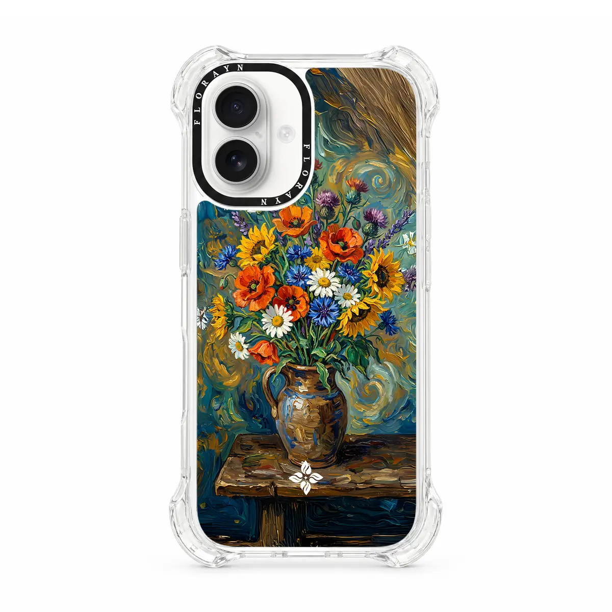 Blue Bloom – iPhone 16 Case