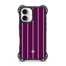 Blackberry Pinstripe - iPhone 16 Case