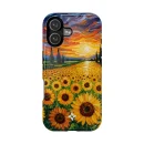 Sunset Sunflowers – iPhone 17 Case