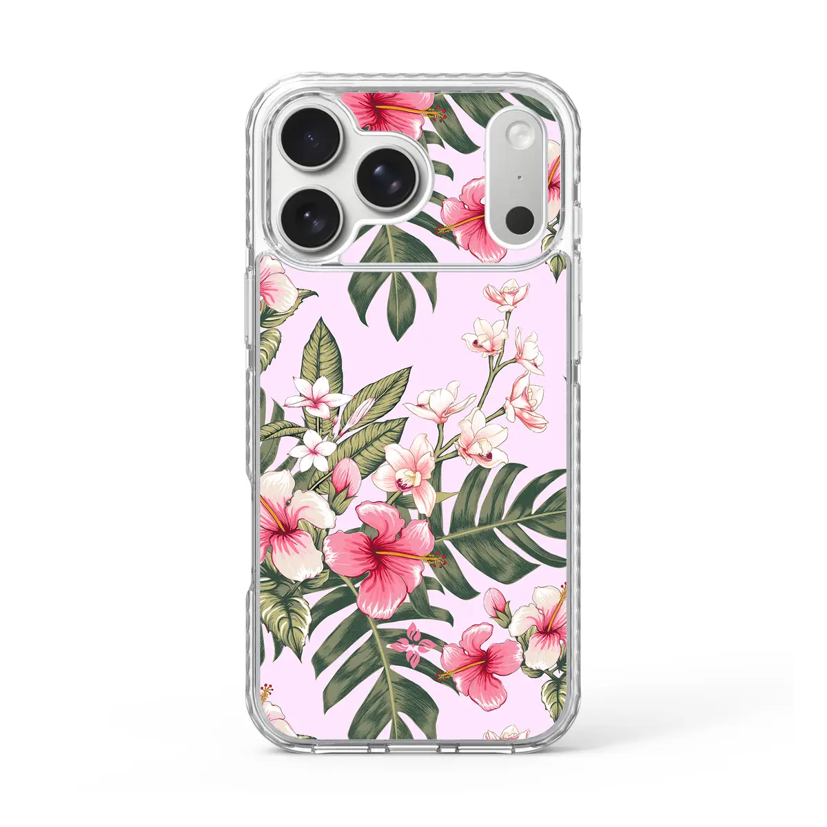 Pink Plumeria – iPhone 17 Pro Max Case