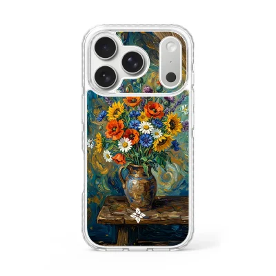 Blue Bloom – iPhone 17 Pro Case