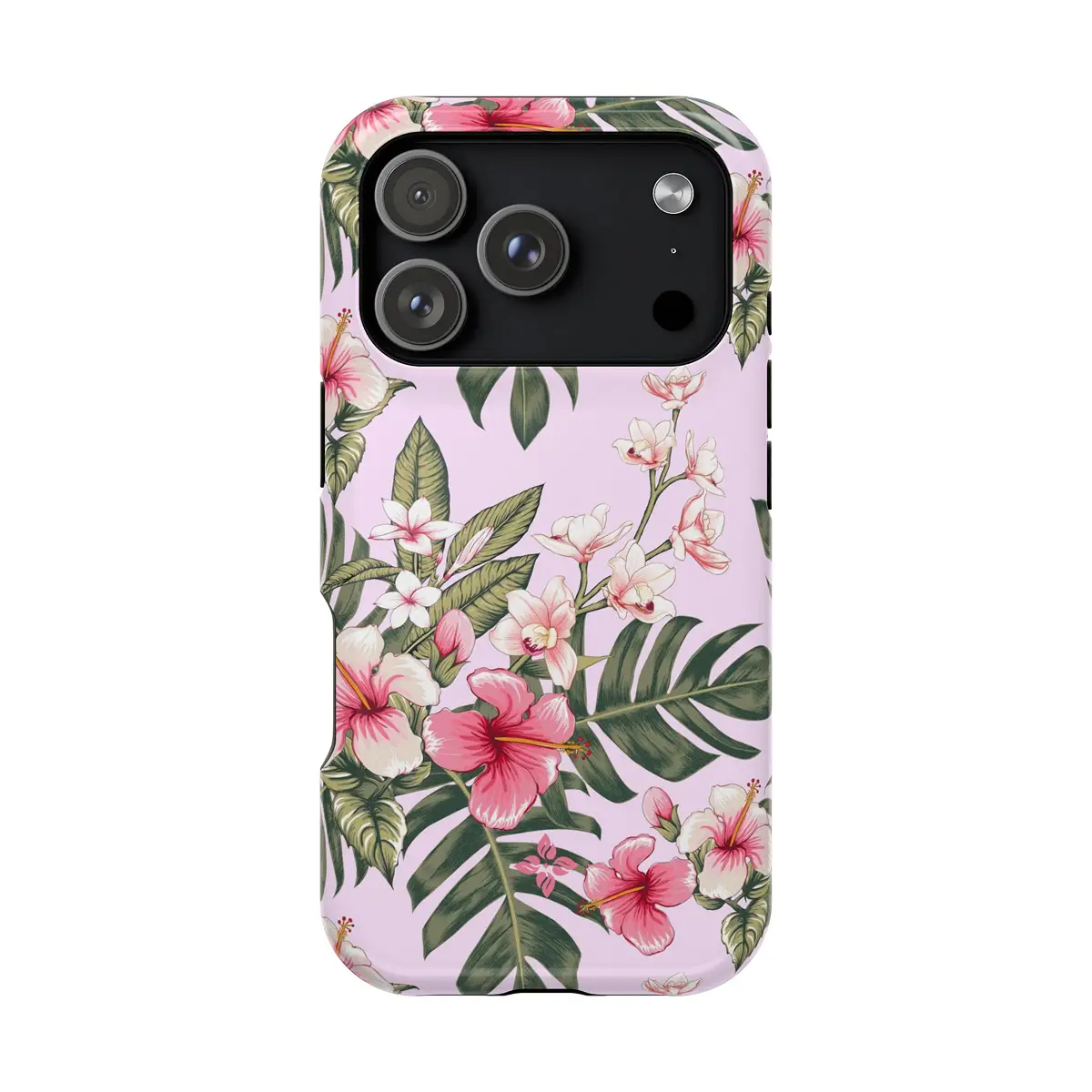 Pink Plumeria – iPhone 17 Pro Case