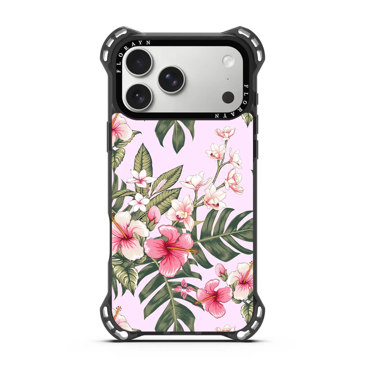 Pink Plumeria – iPhone 17 Pro Max Case