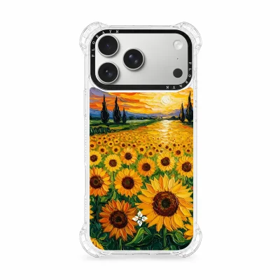 Sunset Sunflowers – iPhone 17 Pro Max Case