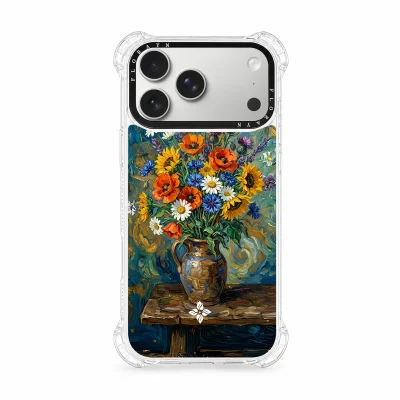 Blue Bloom – iPhone 17 Pro Max Case