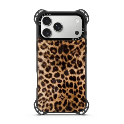 Amber Leopard – iPhone 17 Pro Max Case
