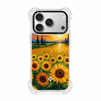 Sunset Sunflowers – iPhone 17 Pro Case