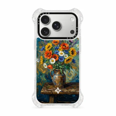 Blue Bloom – iPhone 17 Pro Case