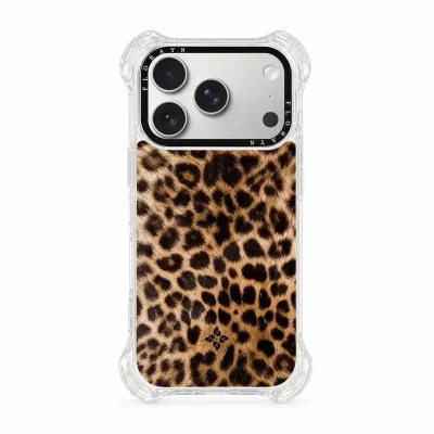 Amber Leopard – iPhone 17 Pro Case