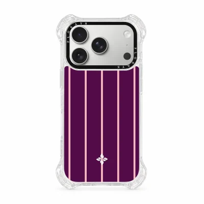 Blackberry Pinstripe - iPhone 17 Pro Case