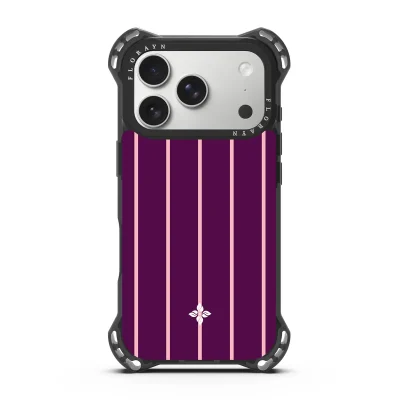 Blackberry Pinstripe - iPhone 17 Pro Case