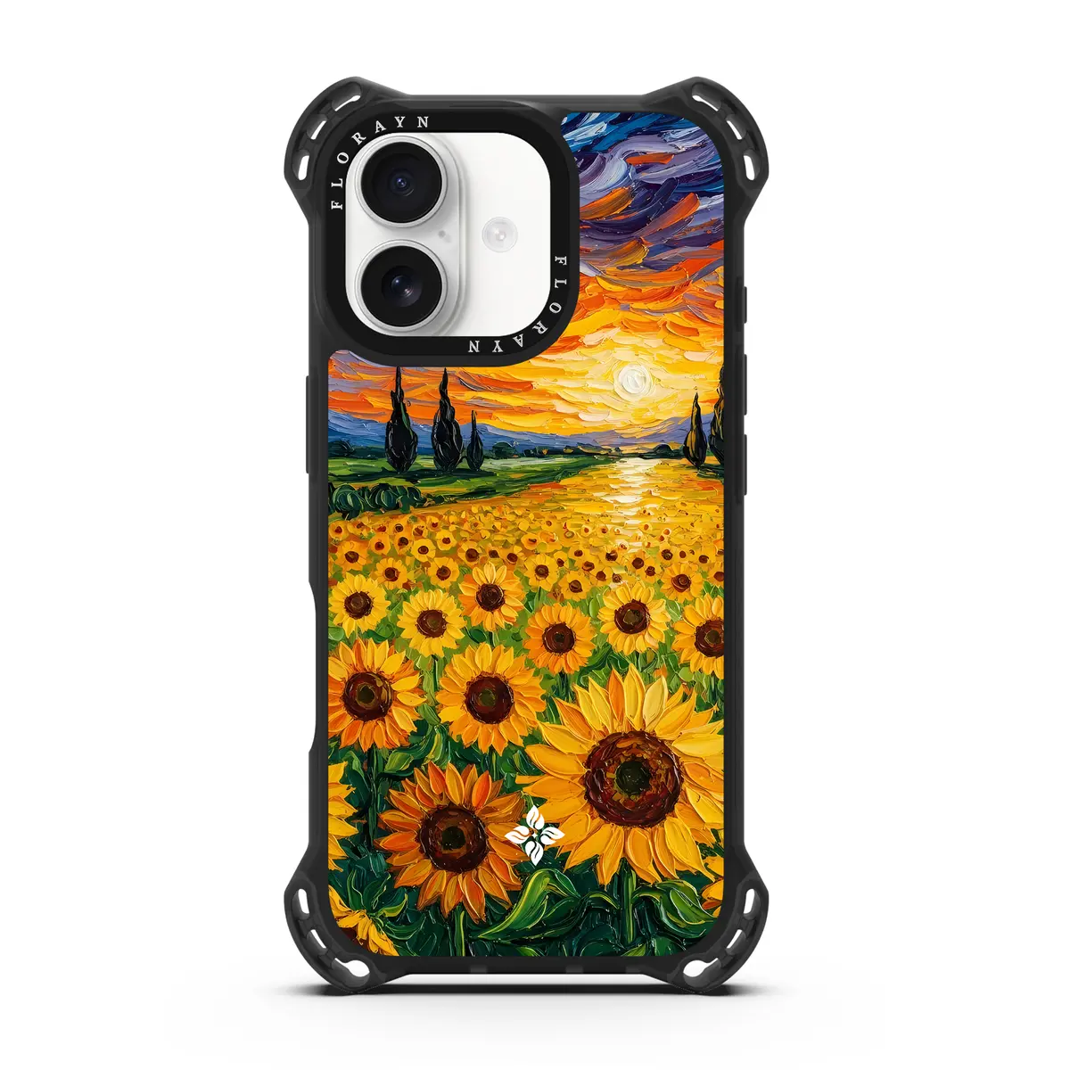 Sunset Sunflowers – iPhone 17 Case