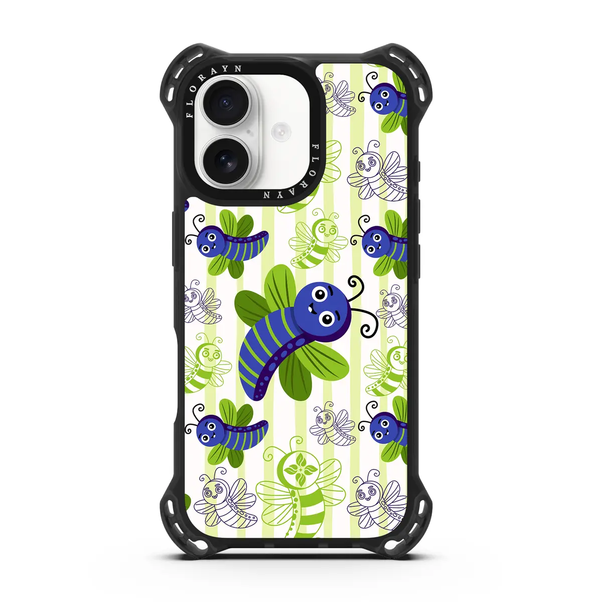 Caterpillar Maze – iPhone 17 Case