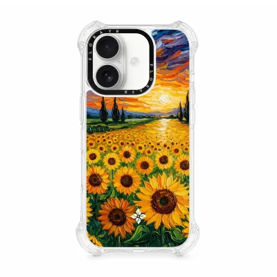 Sunset Sunflowers – iPhone 17 Case