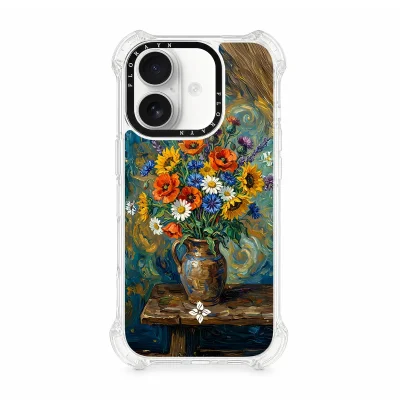 Blue Bloom – iPhone 17 Case