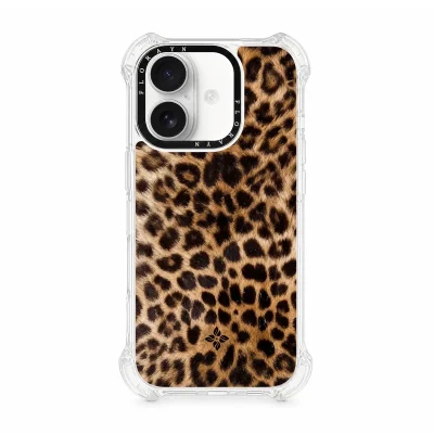 Amber Leopard – iPhone 17 Case