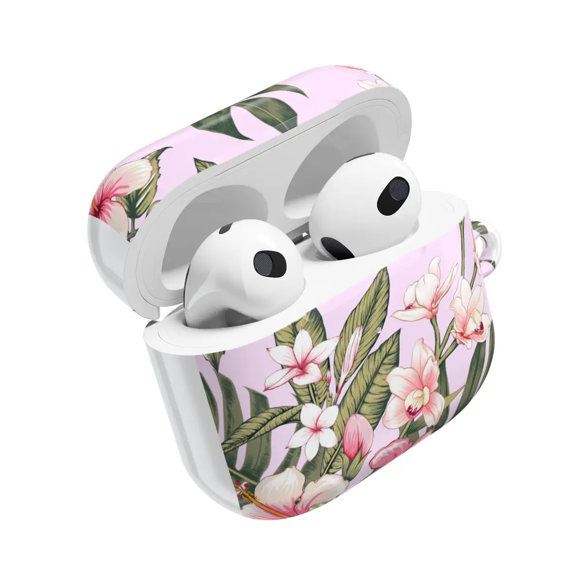 Pink Plumeria – AirPods 3 Case - Image 4