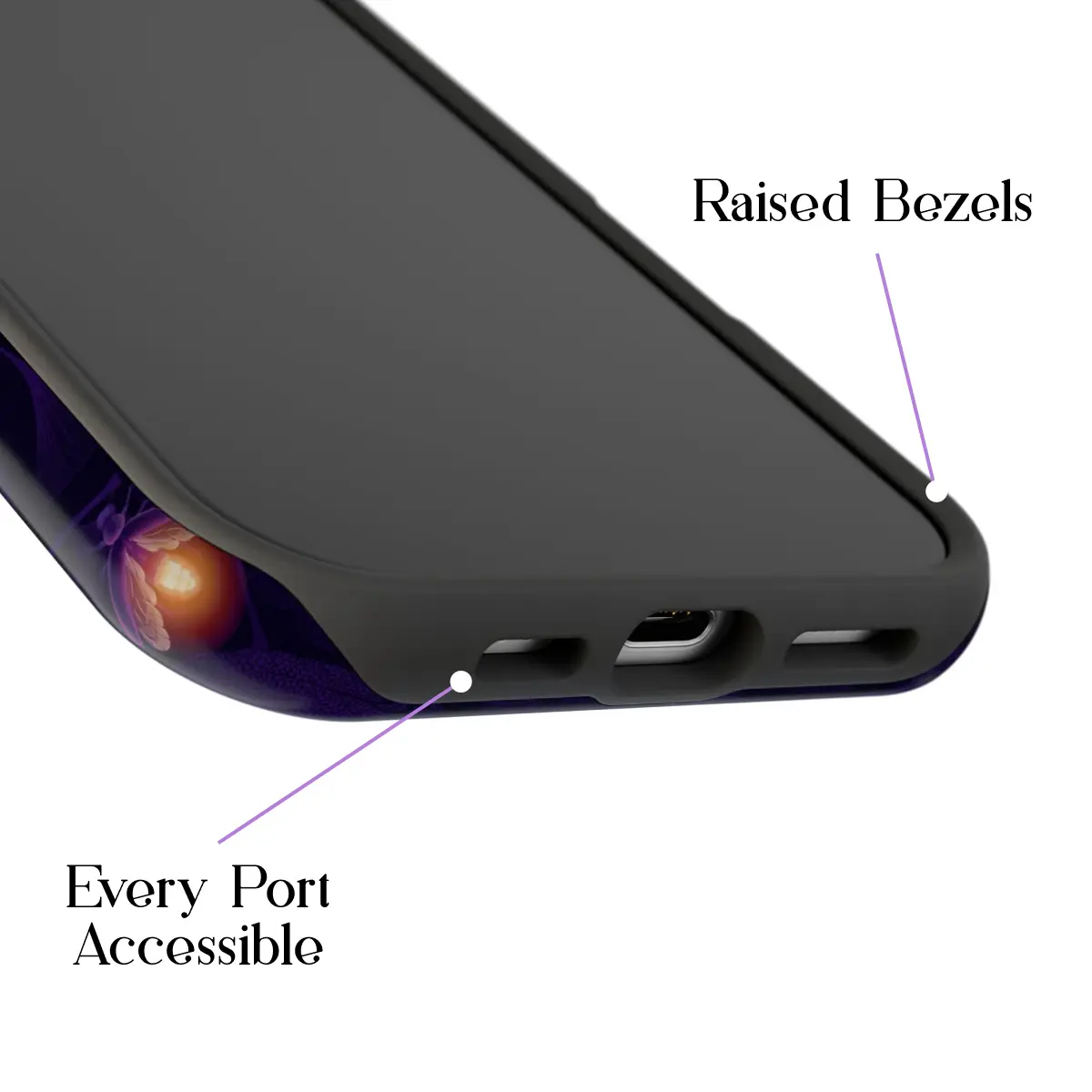 Night Sparks – iPhone 16 Plus Case - Image 4