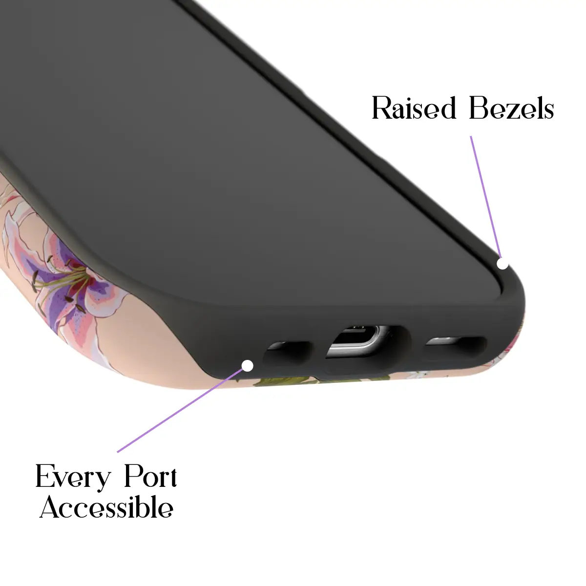 Peach Blossom – iPhone 16 Pro Case - Image 4