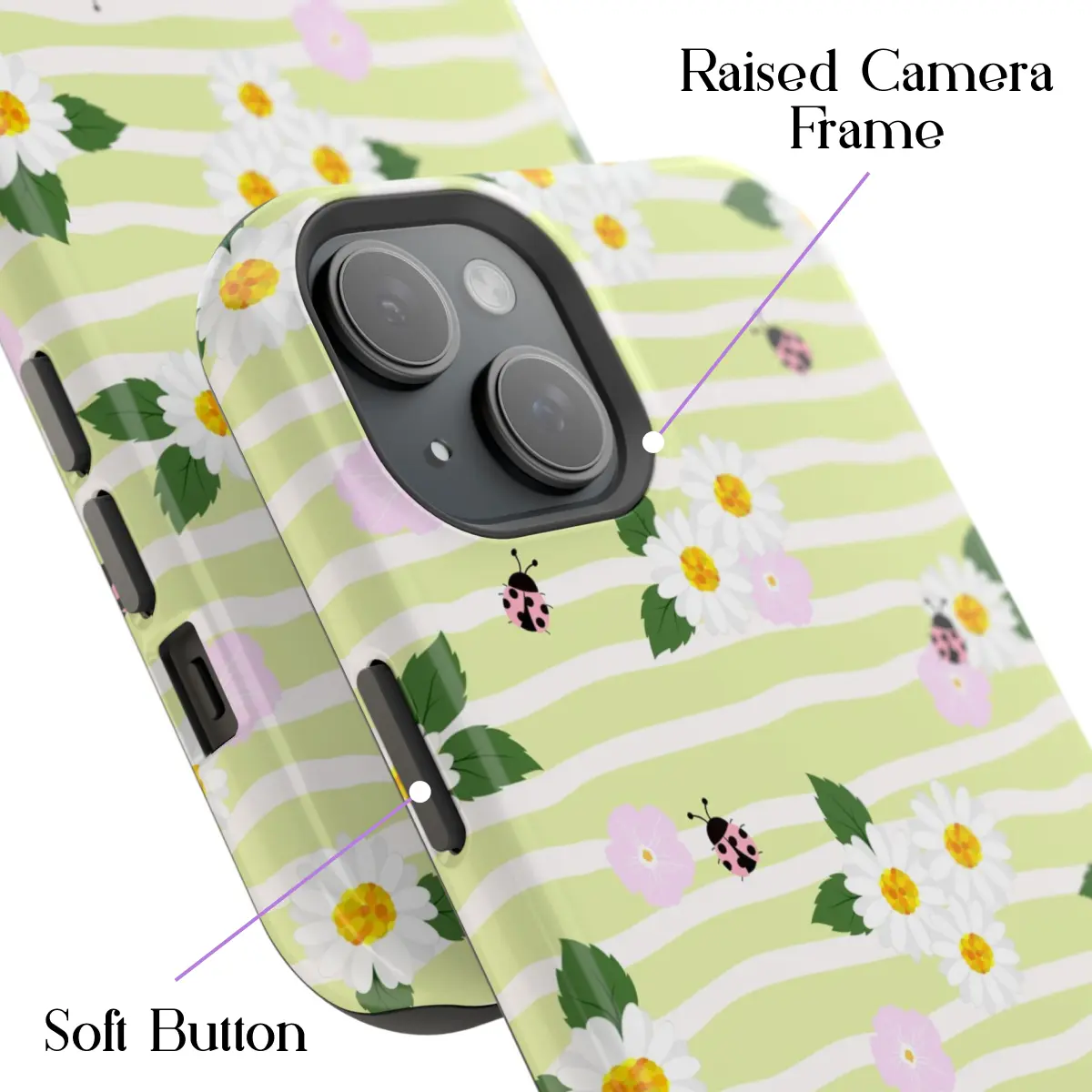 Clover Field – iPhone 15 Plus Case - Image 3