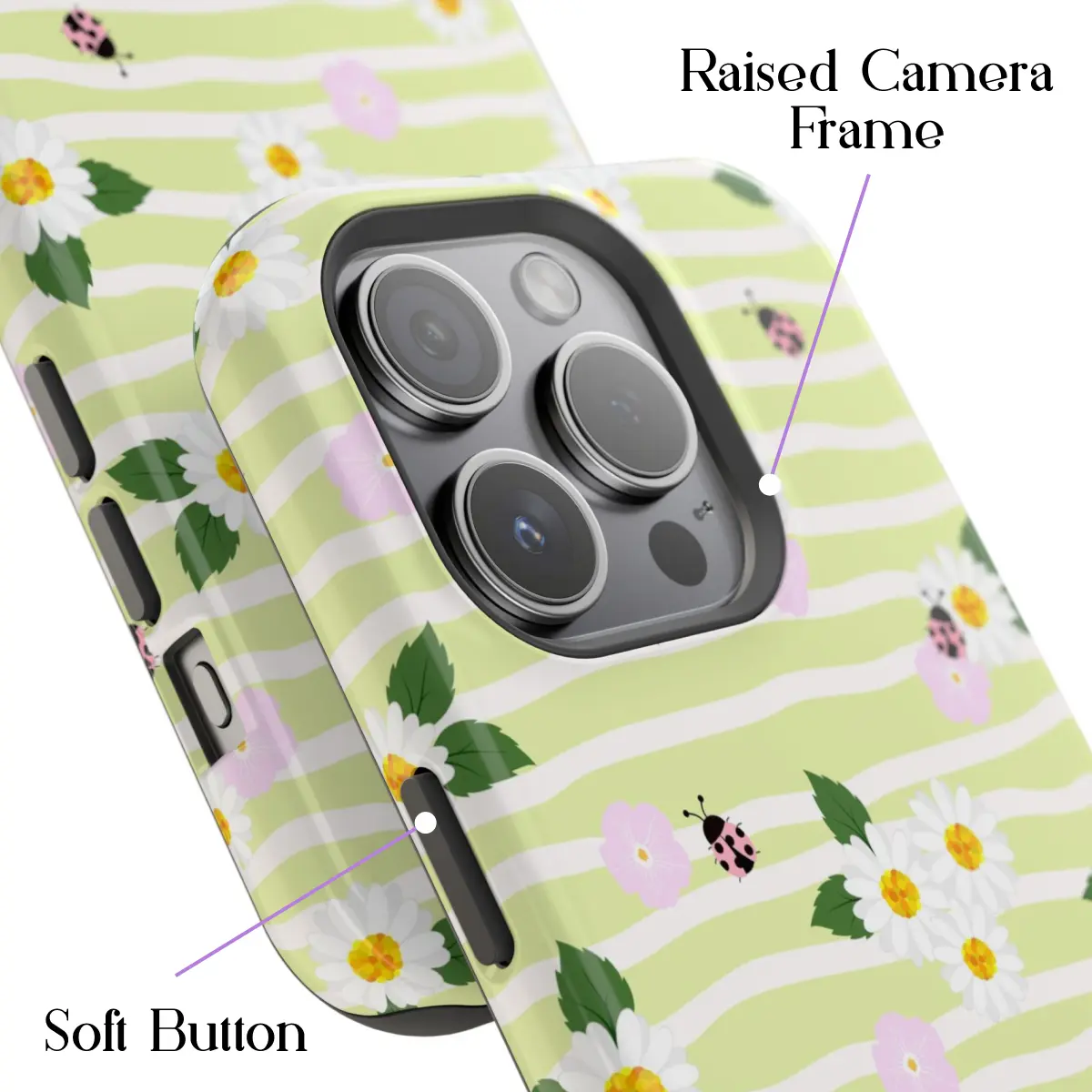 Clover Field – iPhone 15 Pro Case - Image 3