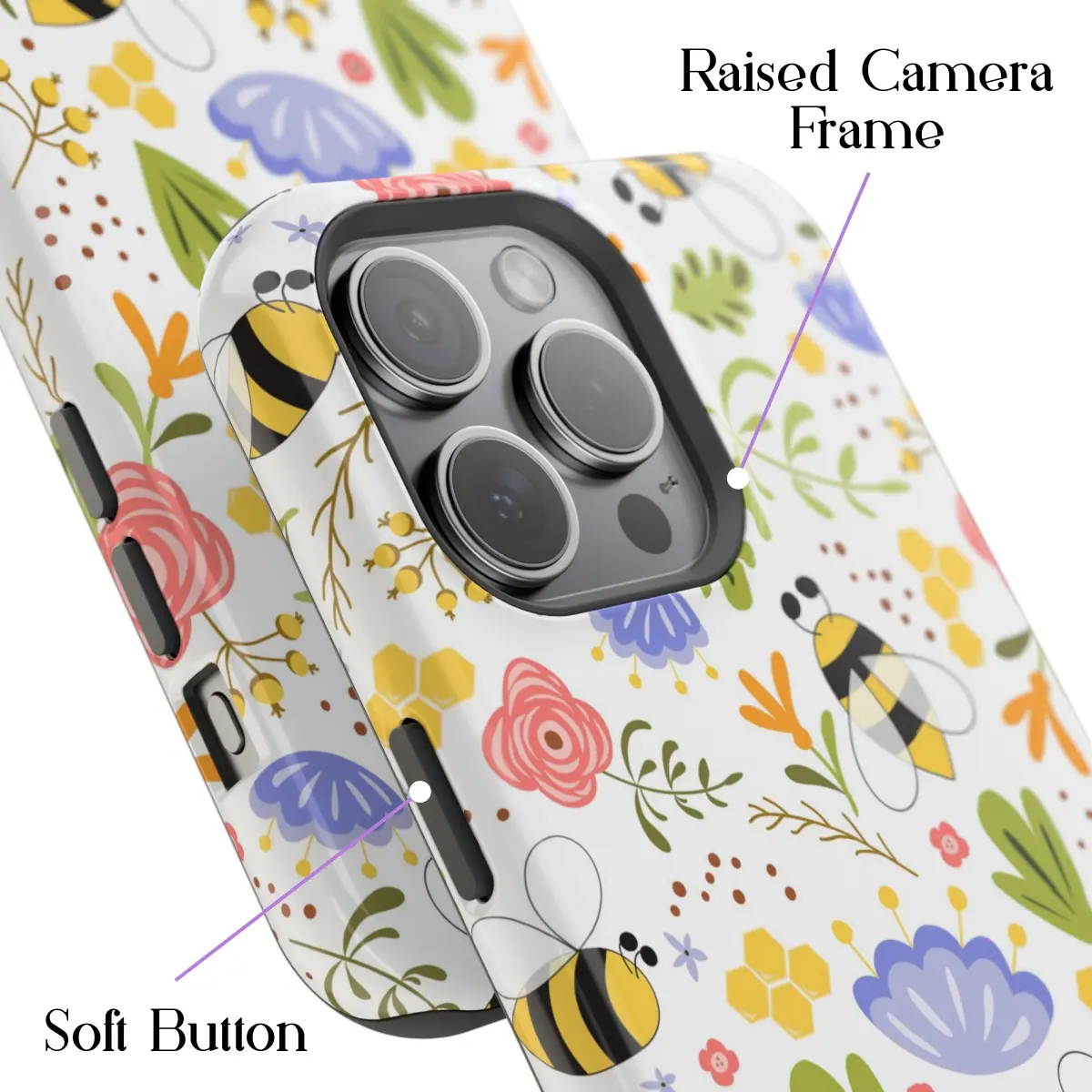 Floral Pop – iPhone 15 Pro Max Case - Image 4