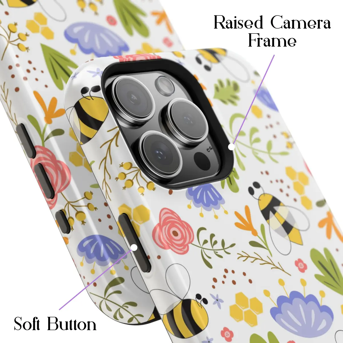 Floral Pop – iPhone 16 Pro Max Case - Image 4
