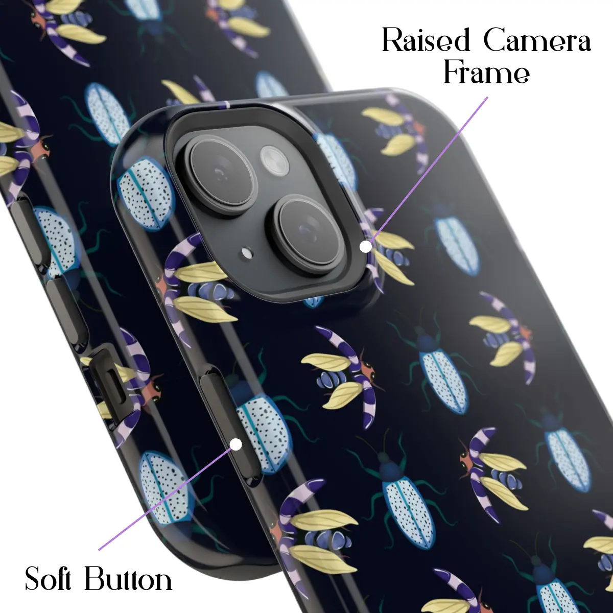 Beetle Shadow – iPhone 15 Plus Case - Image 2