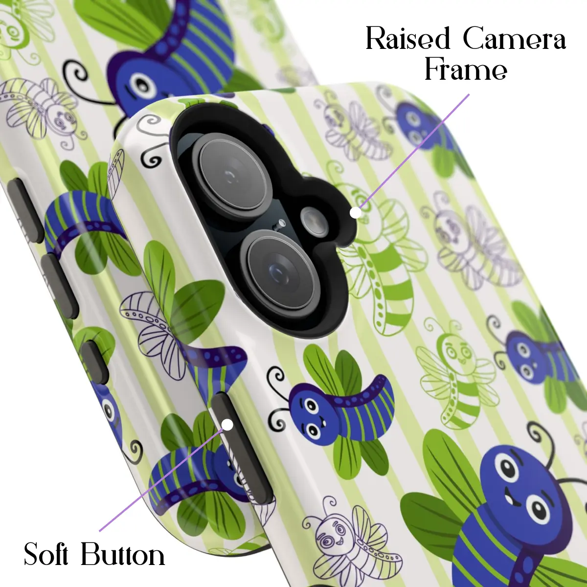 Caterpillar Maze – iPhone 16 Case - Image 3